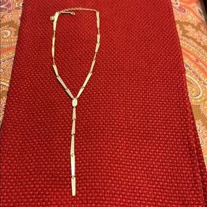 Kendra Scott Gold Y necklace